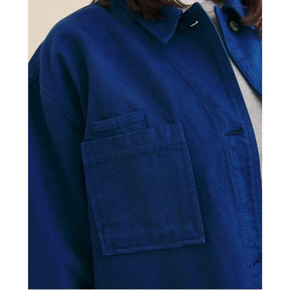 Reformation Callum Denim Chore Jacket Woman’s Size XS - Picture 3 of 12